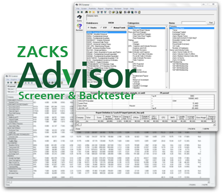 Zacks Advisor Tools Screener & Backtester